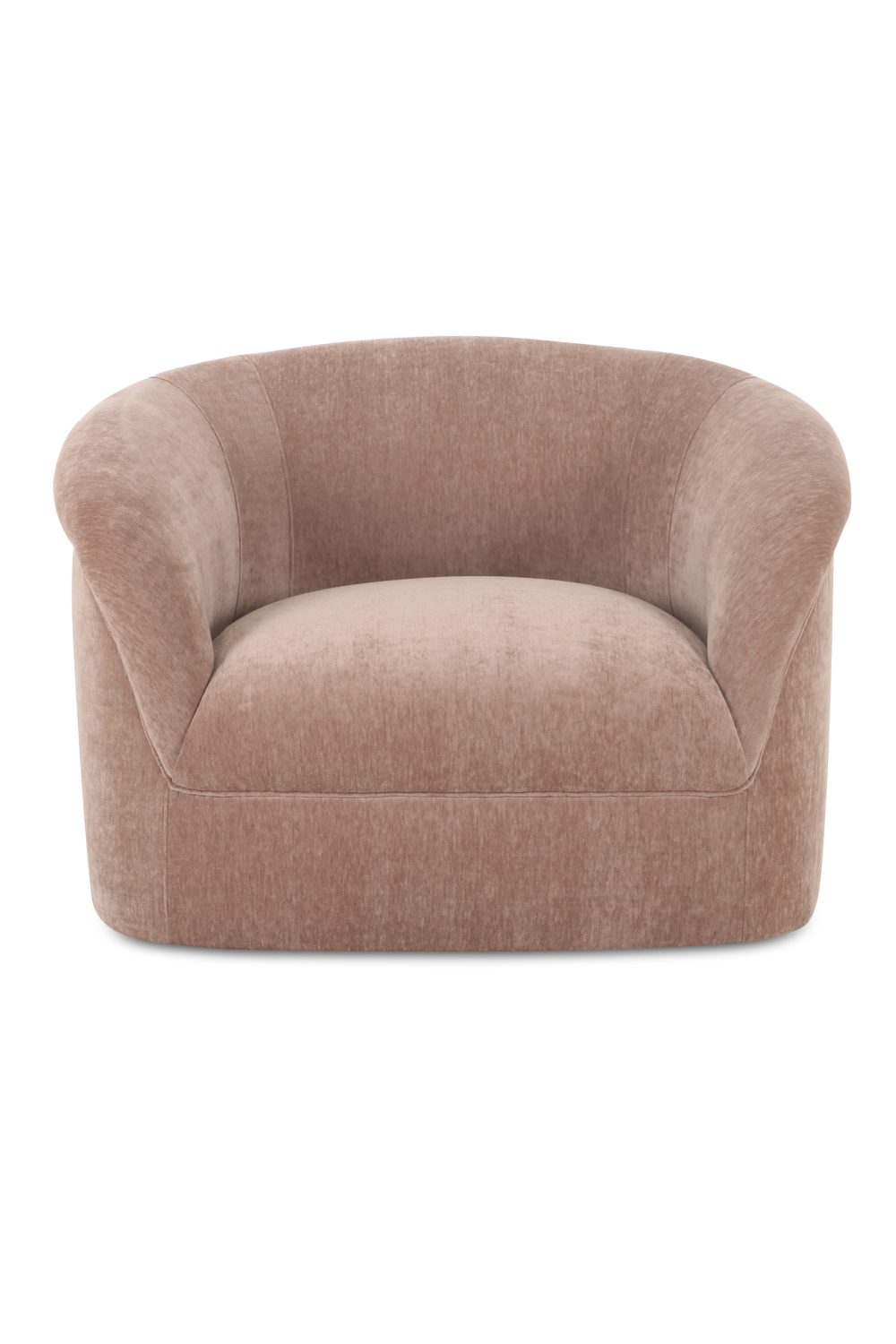 Modern European furniture - Velvet Rolled-Arm Lounge Chair - www.oroa.com | Oroa.com