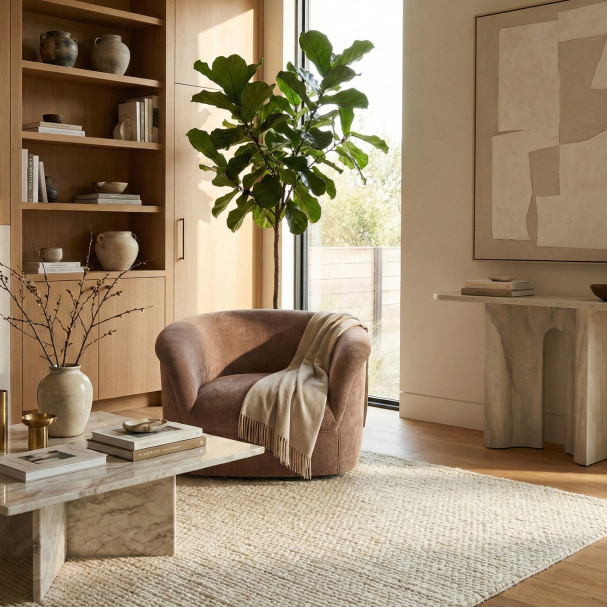 Modern European furniture - Velvet Rolled-Arm Lounge Chair - www.oroa.com | Oroa.com