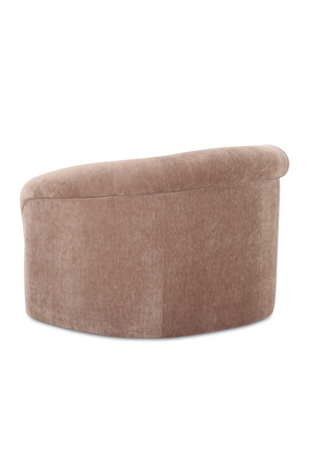 Modern European furniture - Velvet Rolled-Arm Lounge Chair - www.oroa.com | Oroa.com