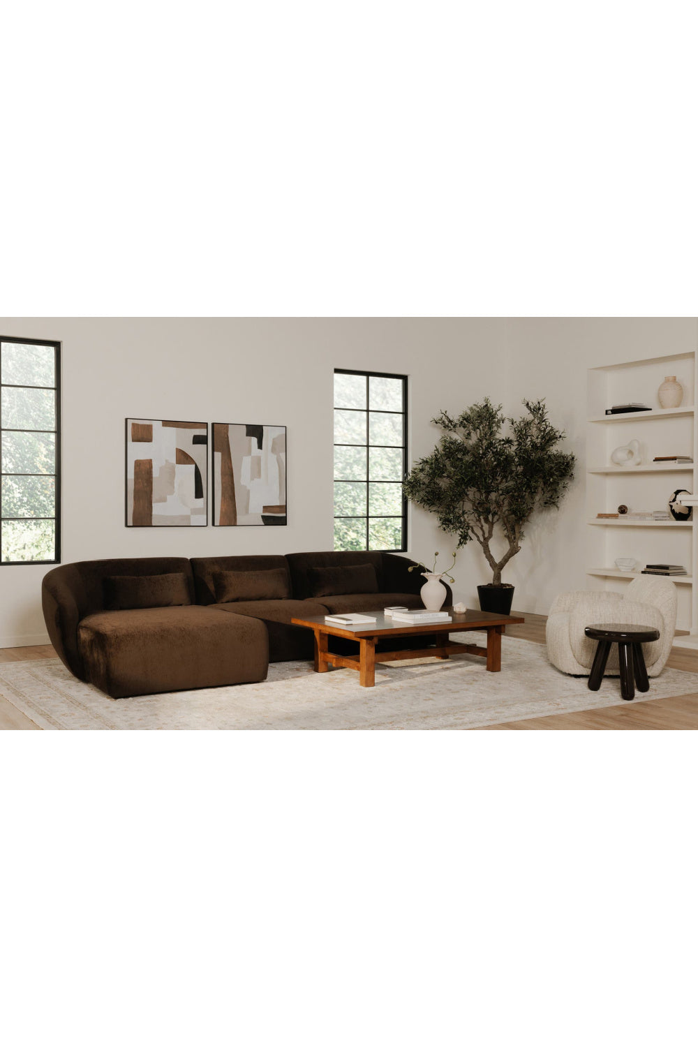 Modern Minimalist Lounge Chair | Novi Living Hazel | Oroa.com