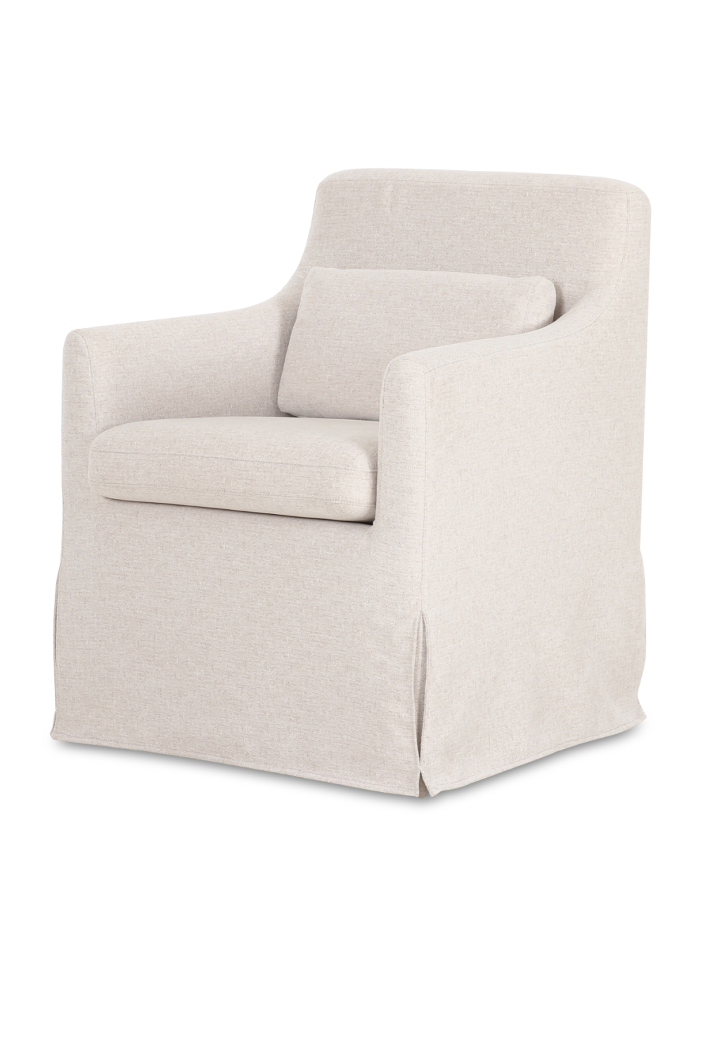 Beige Slipcover Dining Chair | Novi Living Lydia | Oroa.com