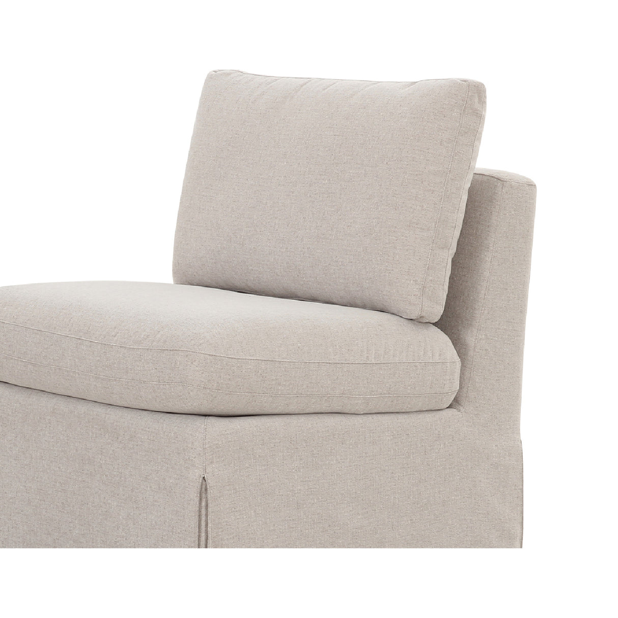 Modern European furniture - Beige Upholstered Dining Chair - www.oroa.com