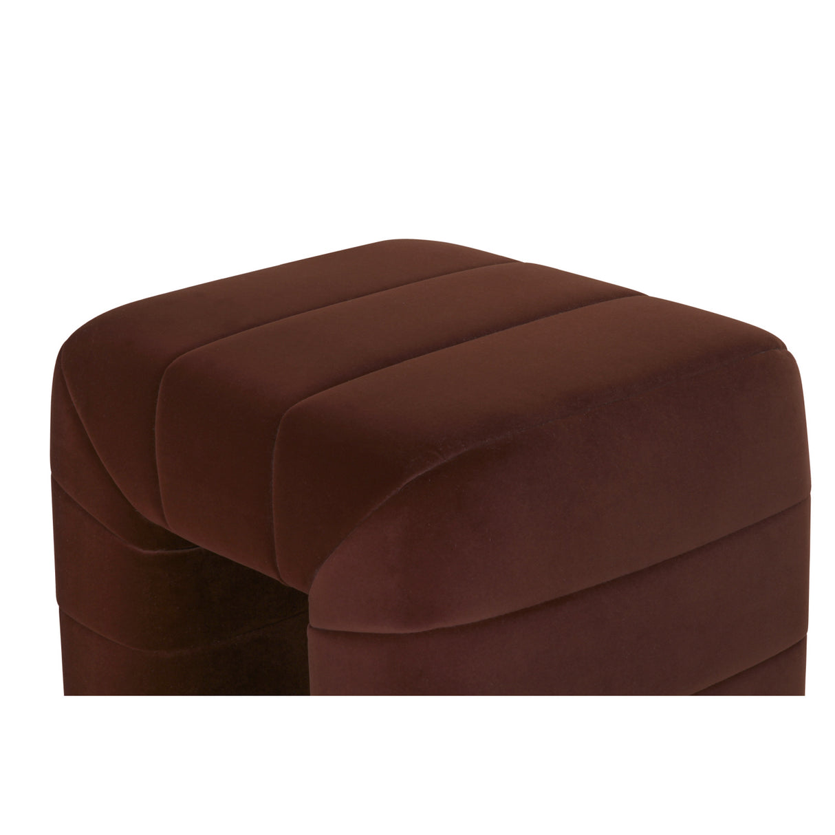 Modern European furniture - Wide Channel Detail Stool - www.oroa.com | Oroa.com