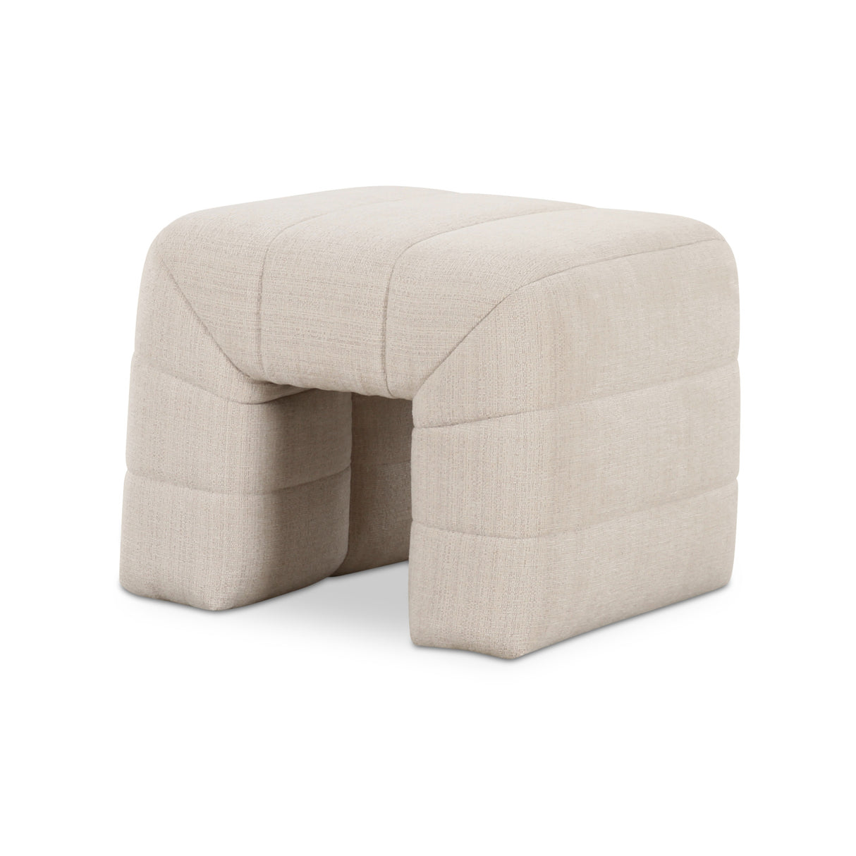 Modern European furniture - Wide Channel Detail Stool - www.oroa.com | Oroa.com