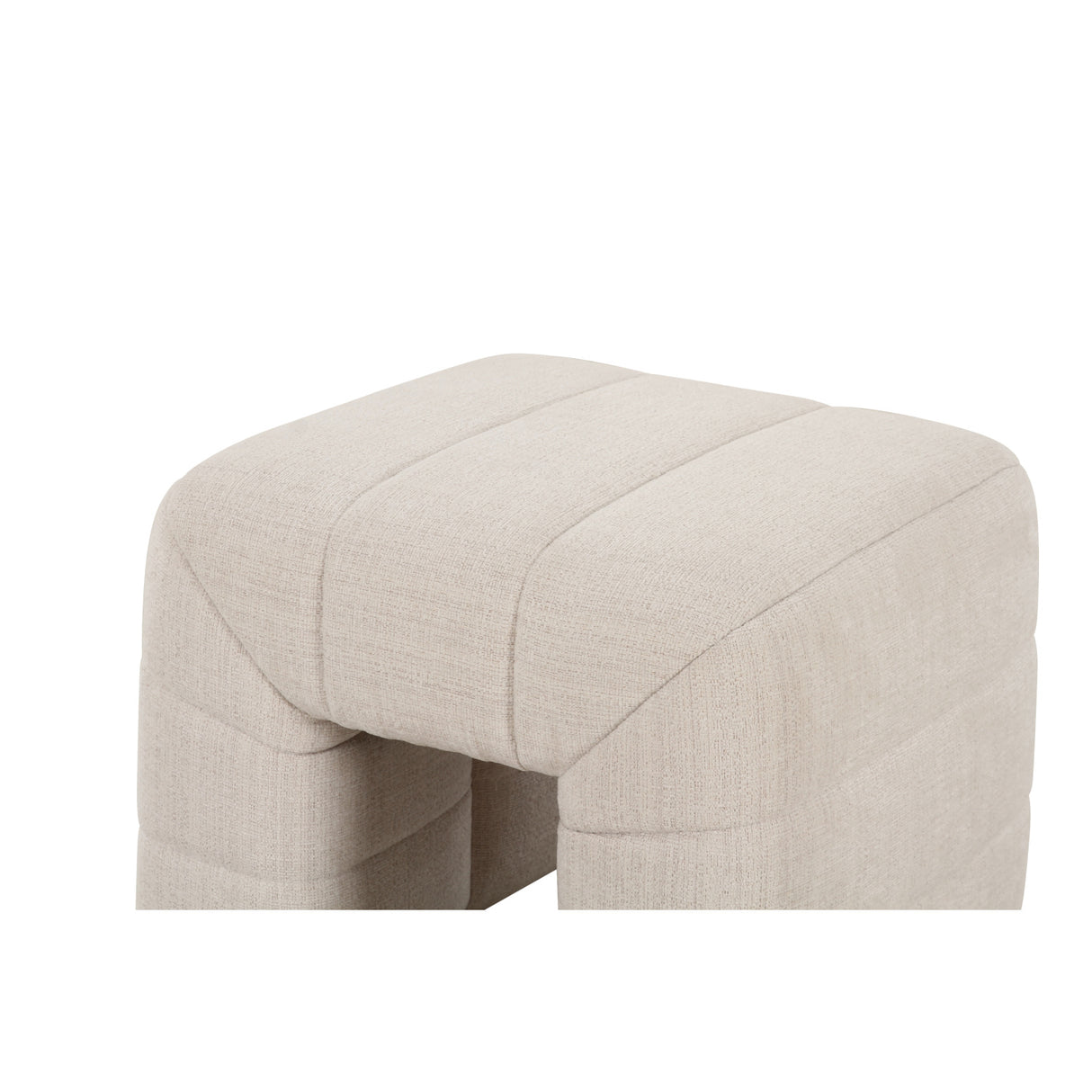 Modern European furniture - Wide Channel Detail Stool - www.oroa.com | Oroa.com