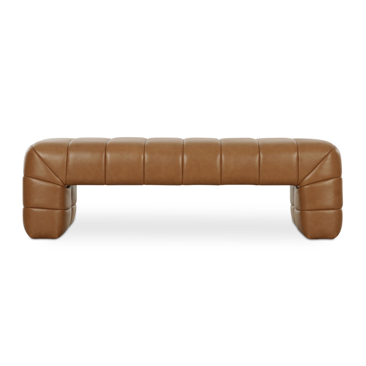 Modern European furniture - Brown Upholstered Bench - www.oroa.com | Oroa.com