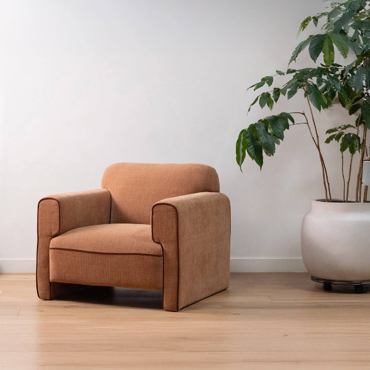 Modern European furniture - Rolled-Arm Accent Chair - www.oroa.com | Oroa.com
