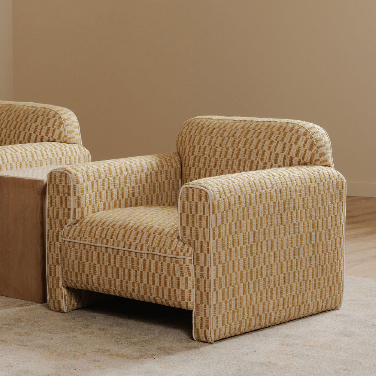 Modern European furniture - Rolled-Arm Accent Chair - www.oroa.com | Oroa.com