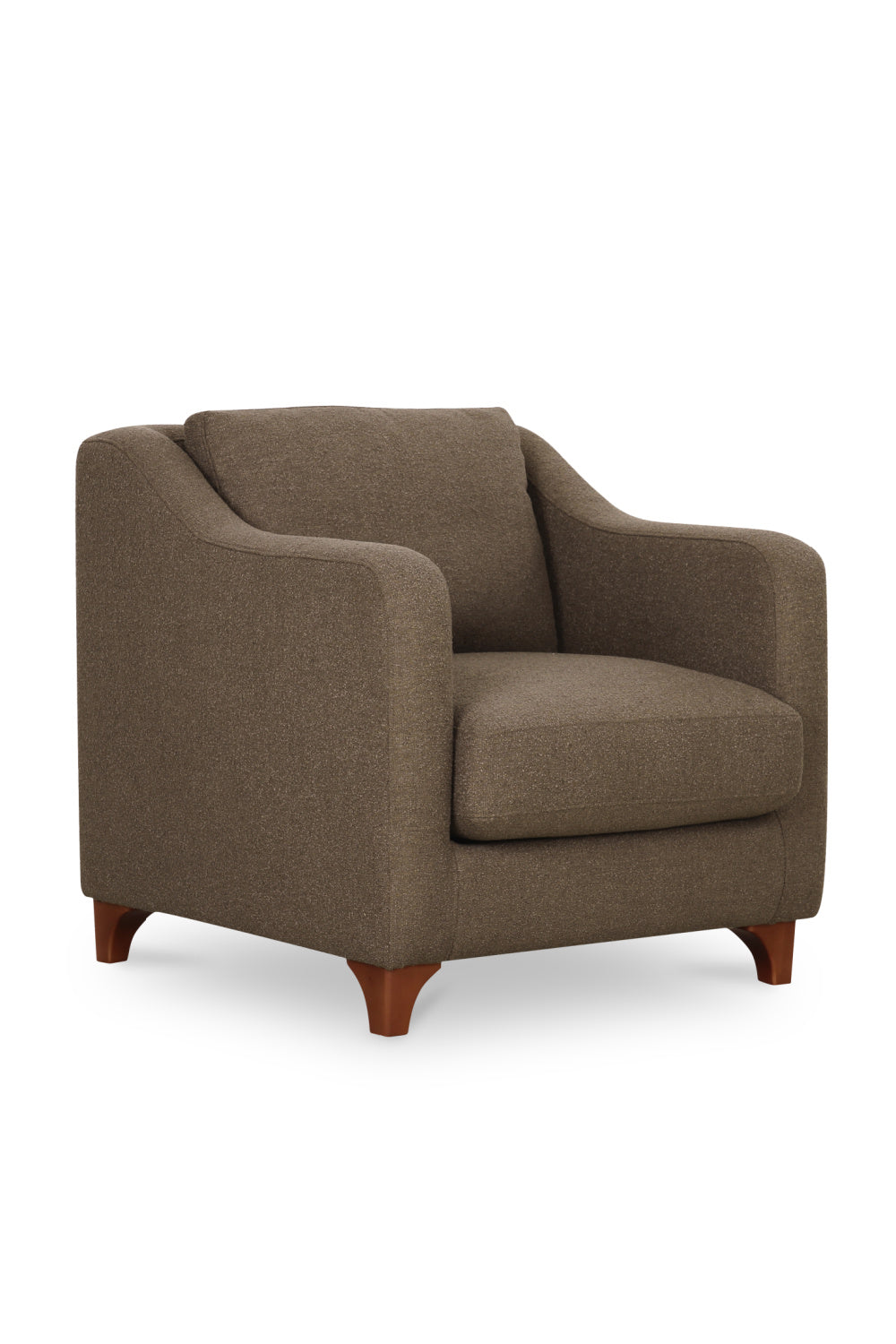 Modern European furniture - Textured Boucle Accent Chair - www.oroa.com | Oroa.com