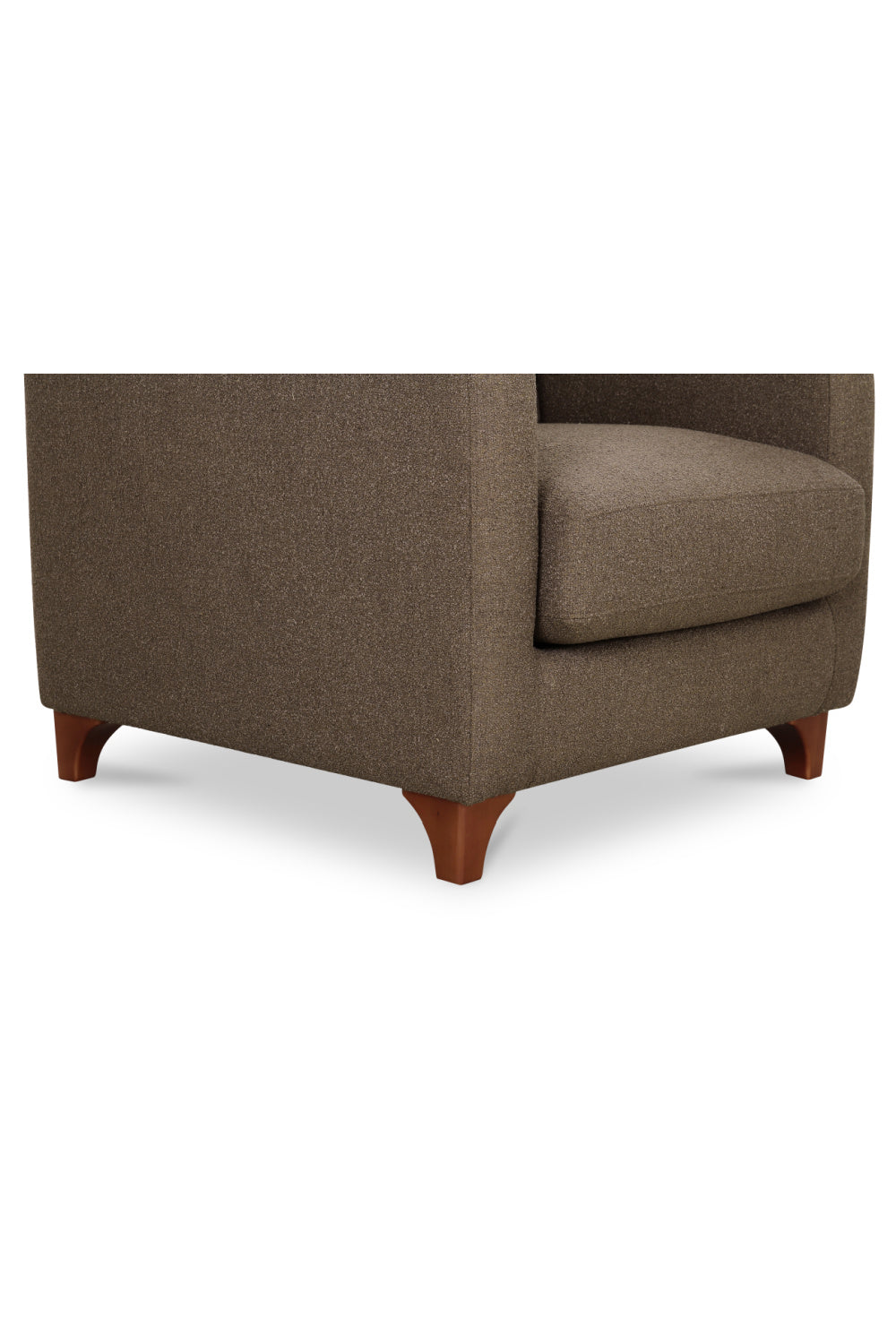 Modern European furniture - Textured Boucle Accent Chair - www.oroa.com | Oroa.com