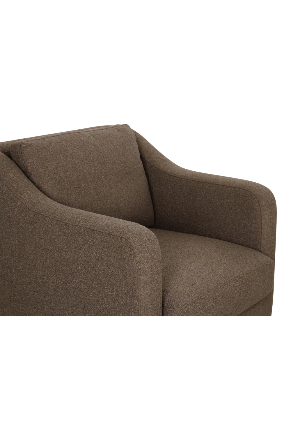 Modern European furniture - Textured Boucle Accent Chair - www.oroa.com | Oroa.com
