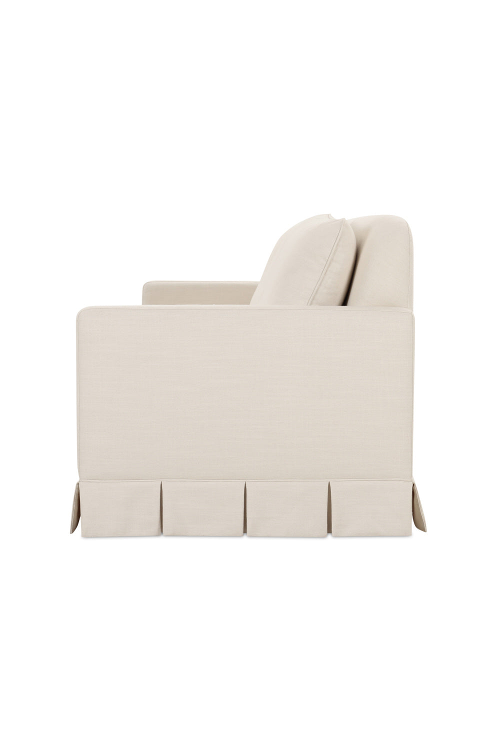 Modern European furniture - Pleated Skirt Fabric Sofa - www.oroa.com