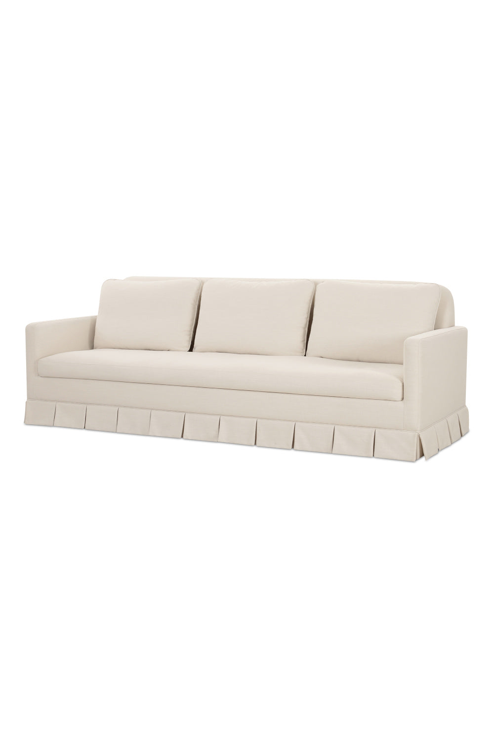 Modern European furniture - Pleated Skirt Fabric Sofa - www.oroa.com