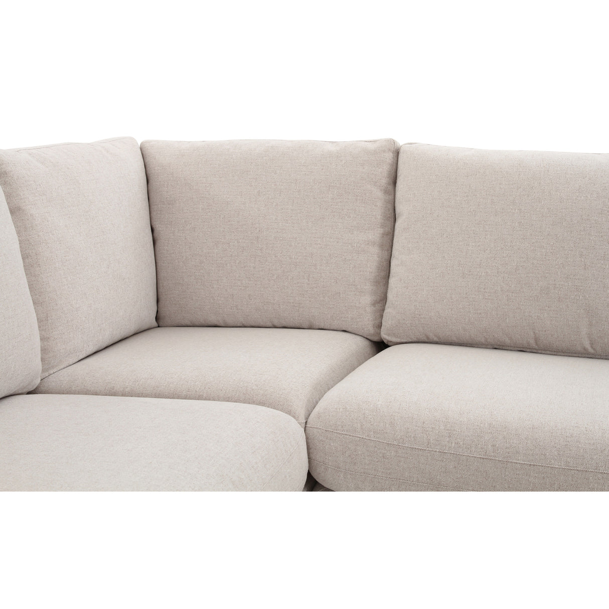 Modern European furniture - Beige U-Shaped Dining Banquette Slipcover L - www.oroa.com