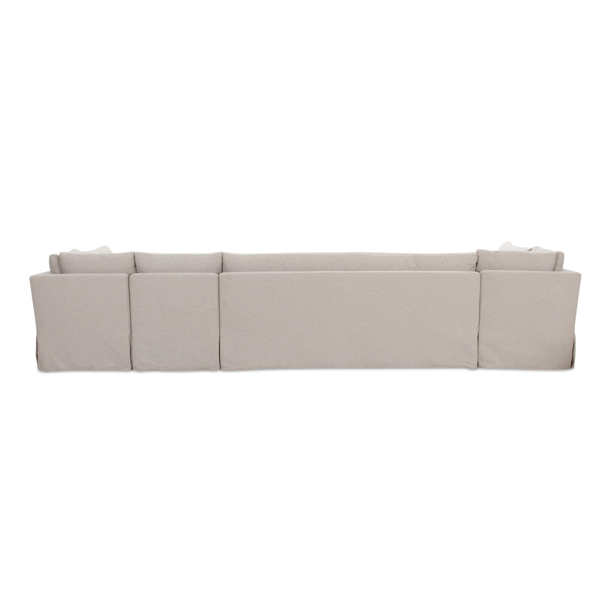 Modern European furniture - Beige U-Shaped Dining Banquette Slipcover M - www.oroa.com