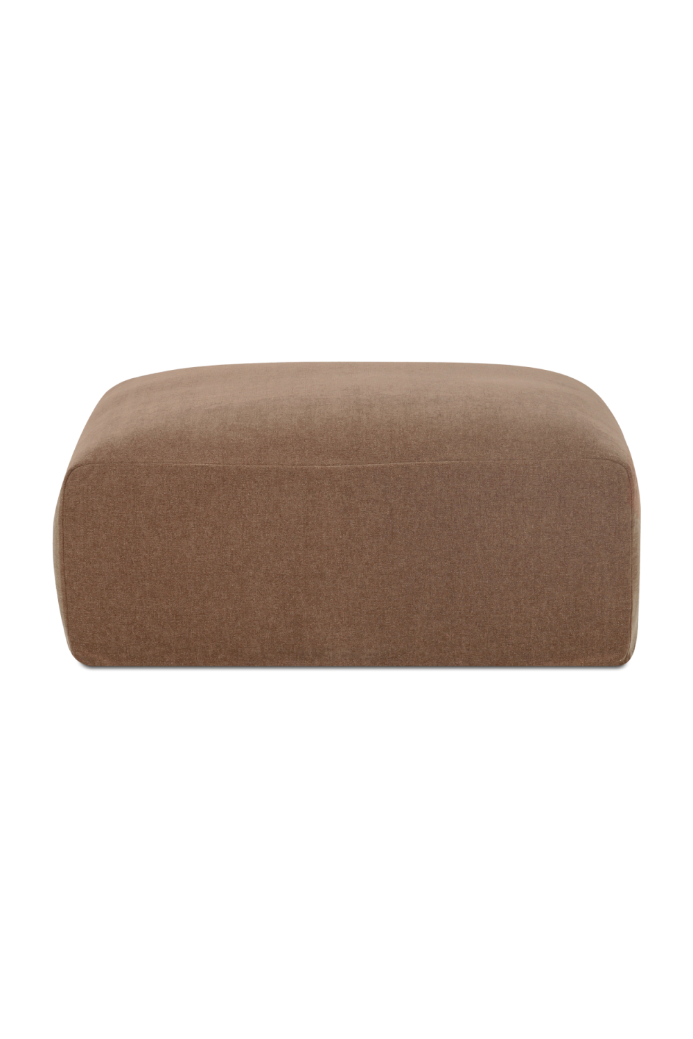 Brown Slipcover Ottoman | Novi Living Isla | Oroa.com