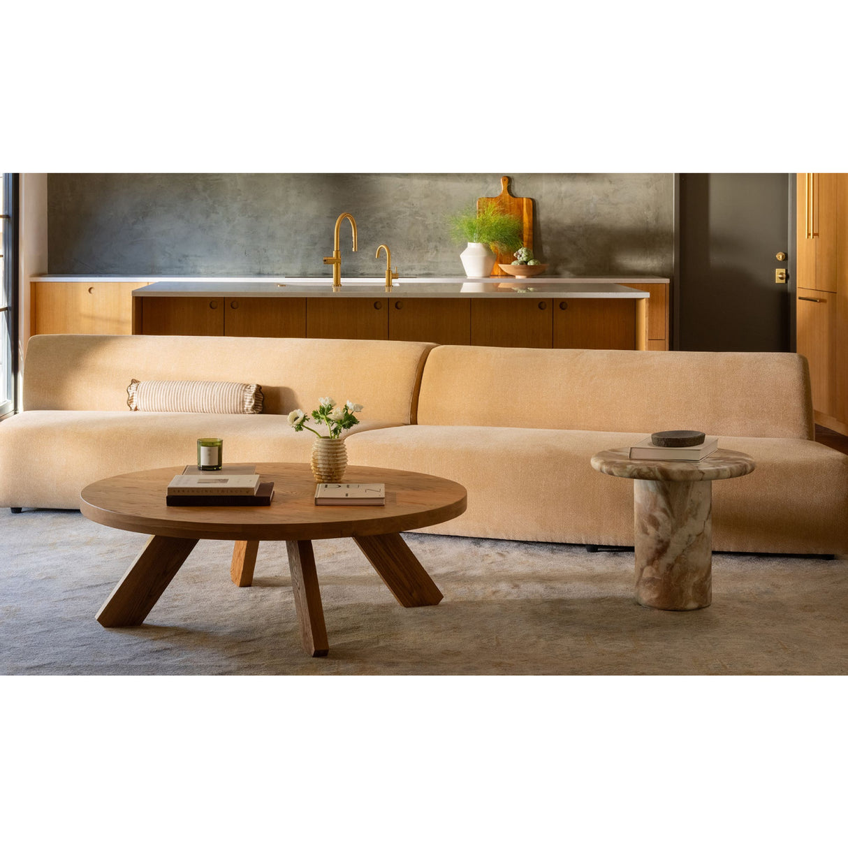 Modern European furniture - Concave Modular Sofa - www.oroa.com