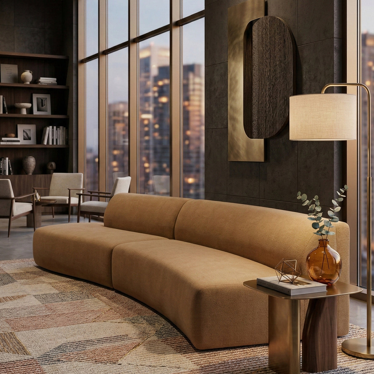 Modern European furniture - 2-Piece Wave Modular Sofa - www.oroa.com | Oroa.com