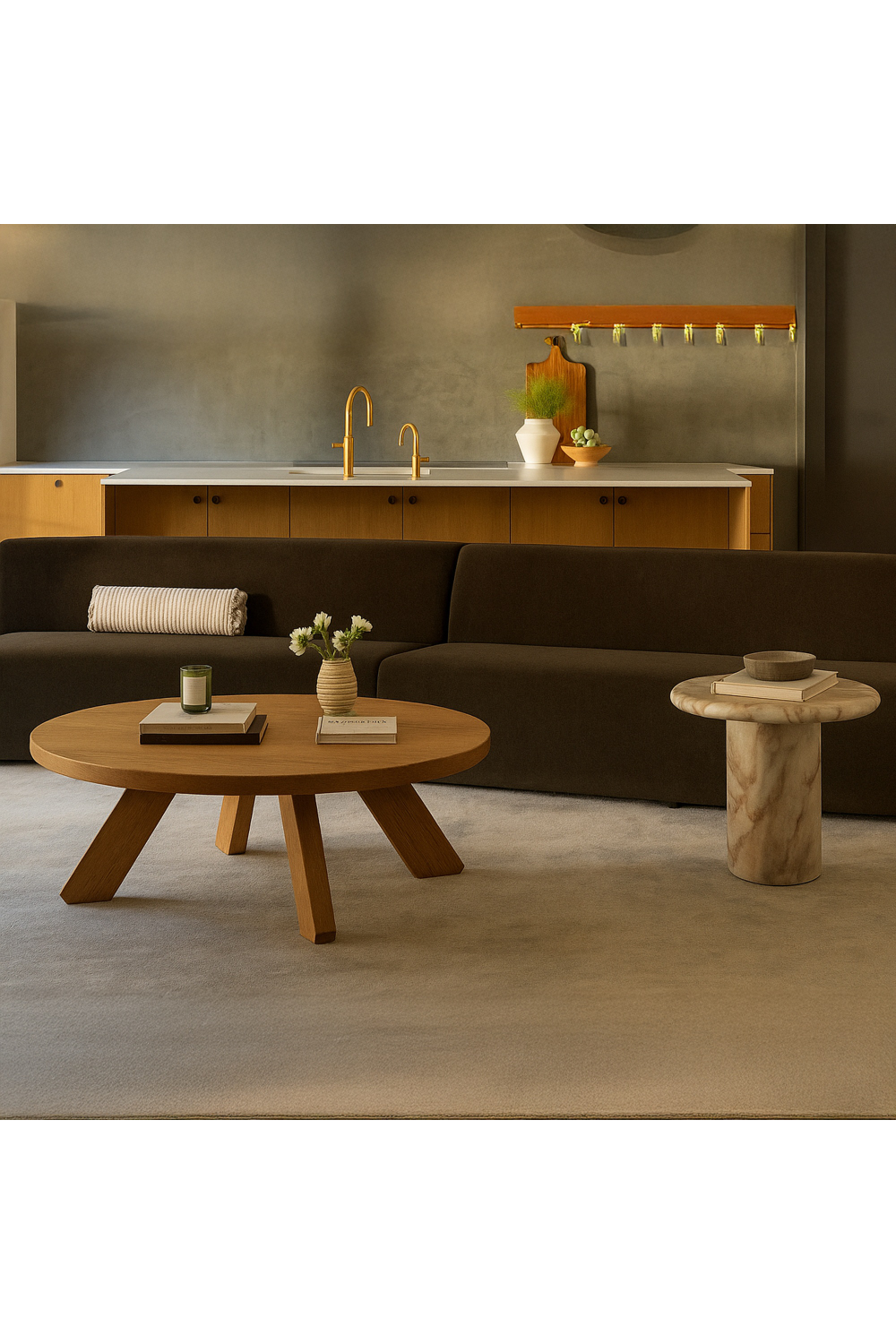 Concave 3-Piece Modular Sofa | Oroa.com