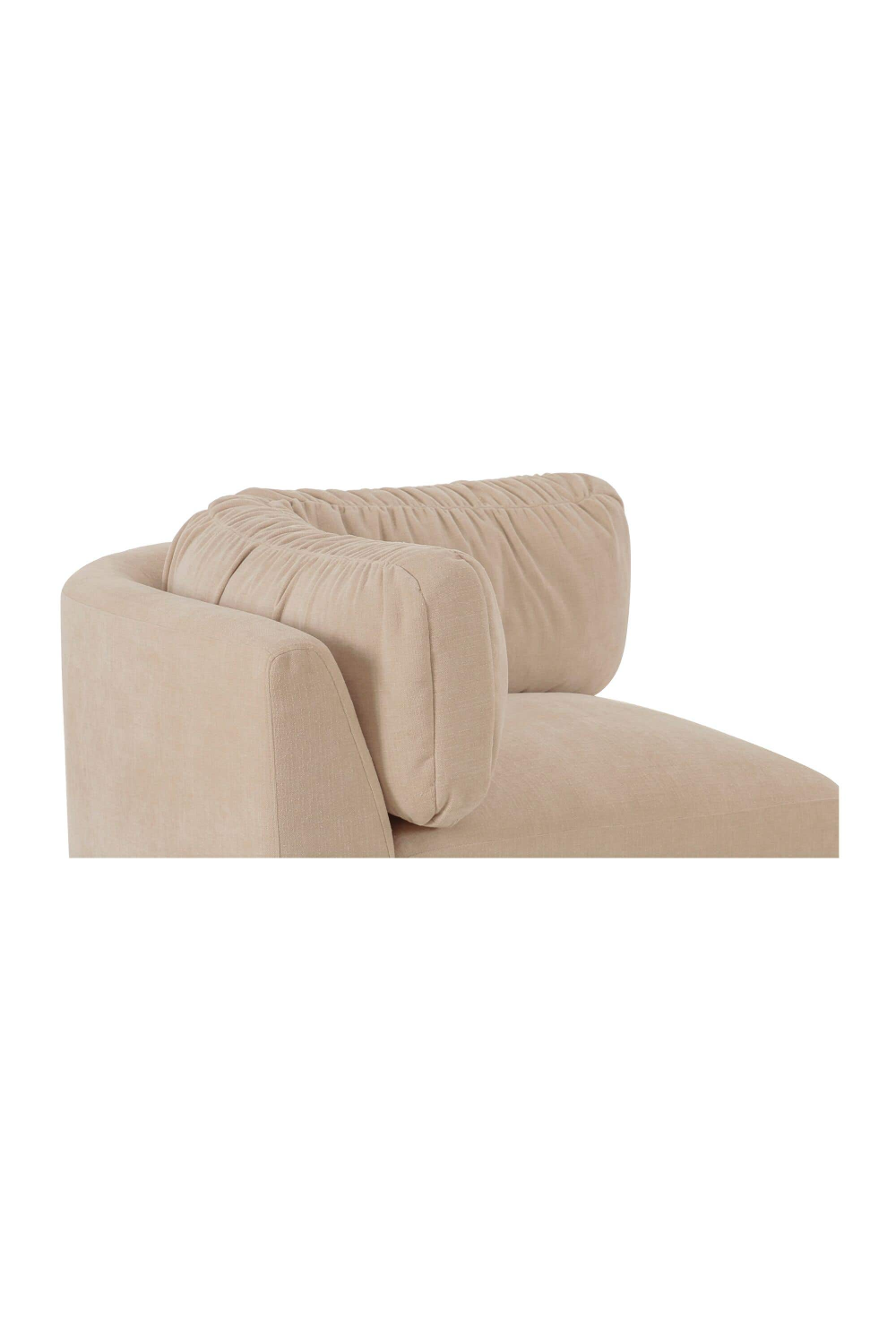 Chenille Corner Sofa | Oroa.com