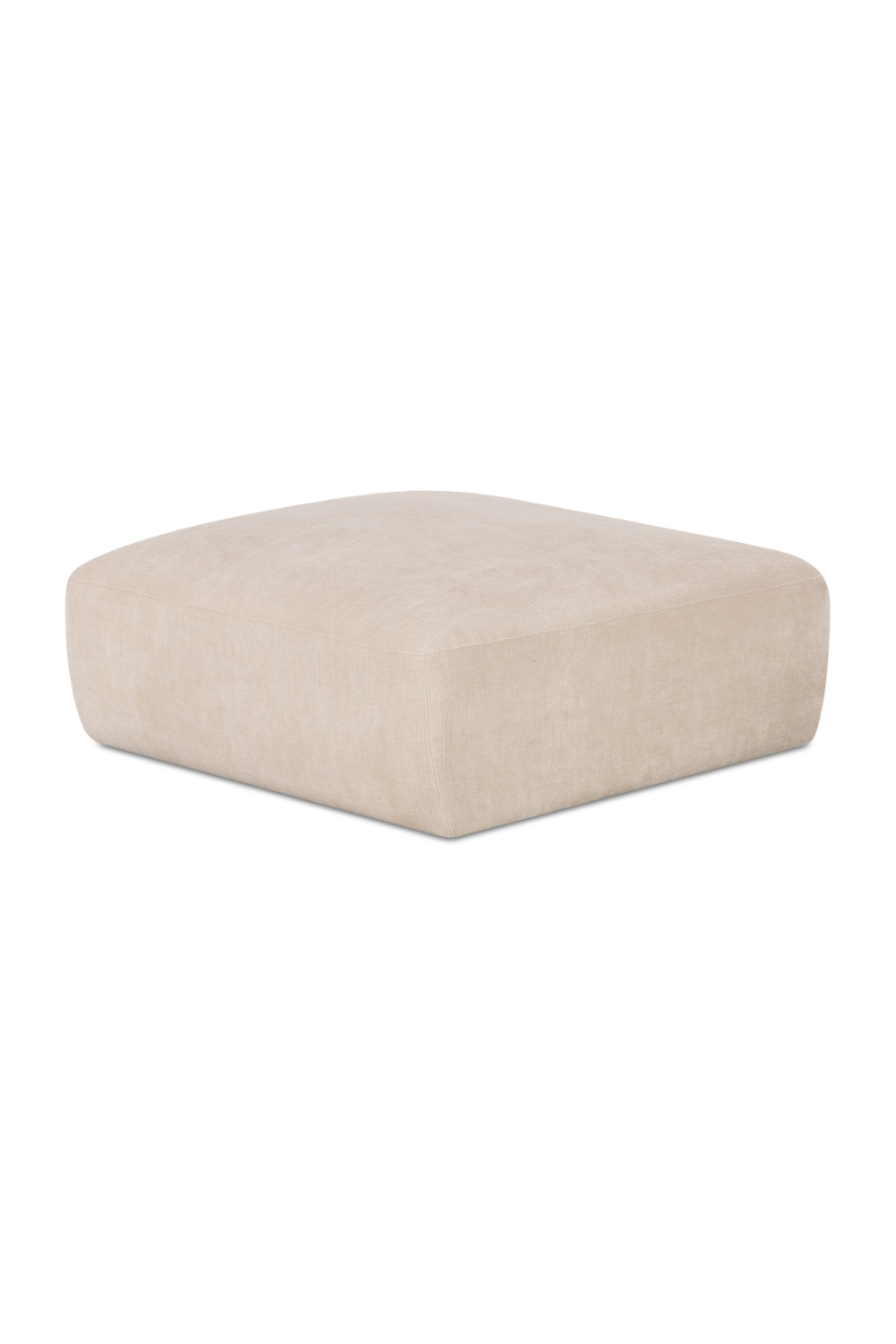 Modern European furniture - Chenille Square Ottoman - www.oroa.com | Oroa.com