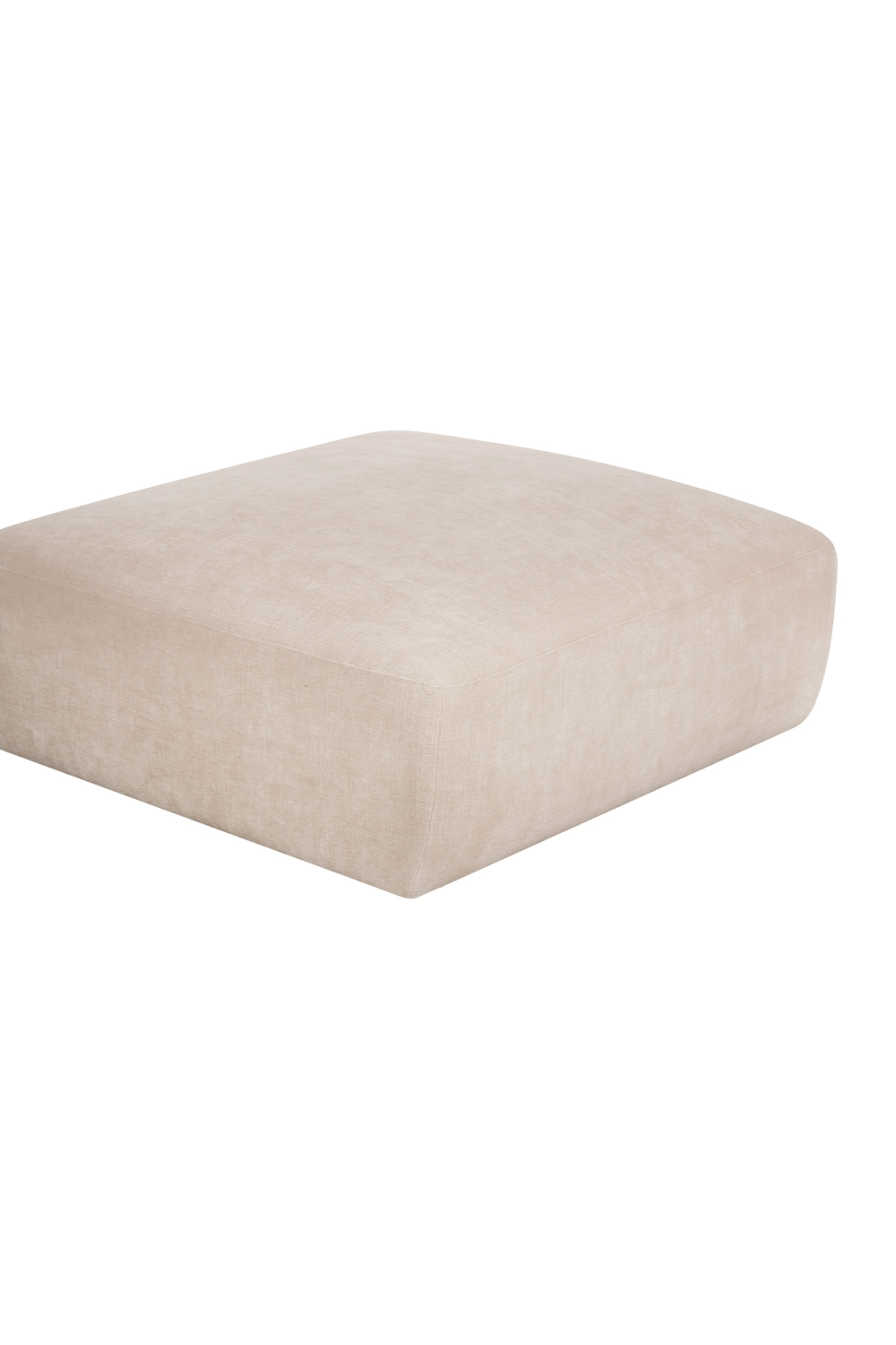 Modern European furniture - Chenille Square Ottoman - www.oroa.com | Oroa.com