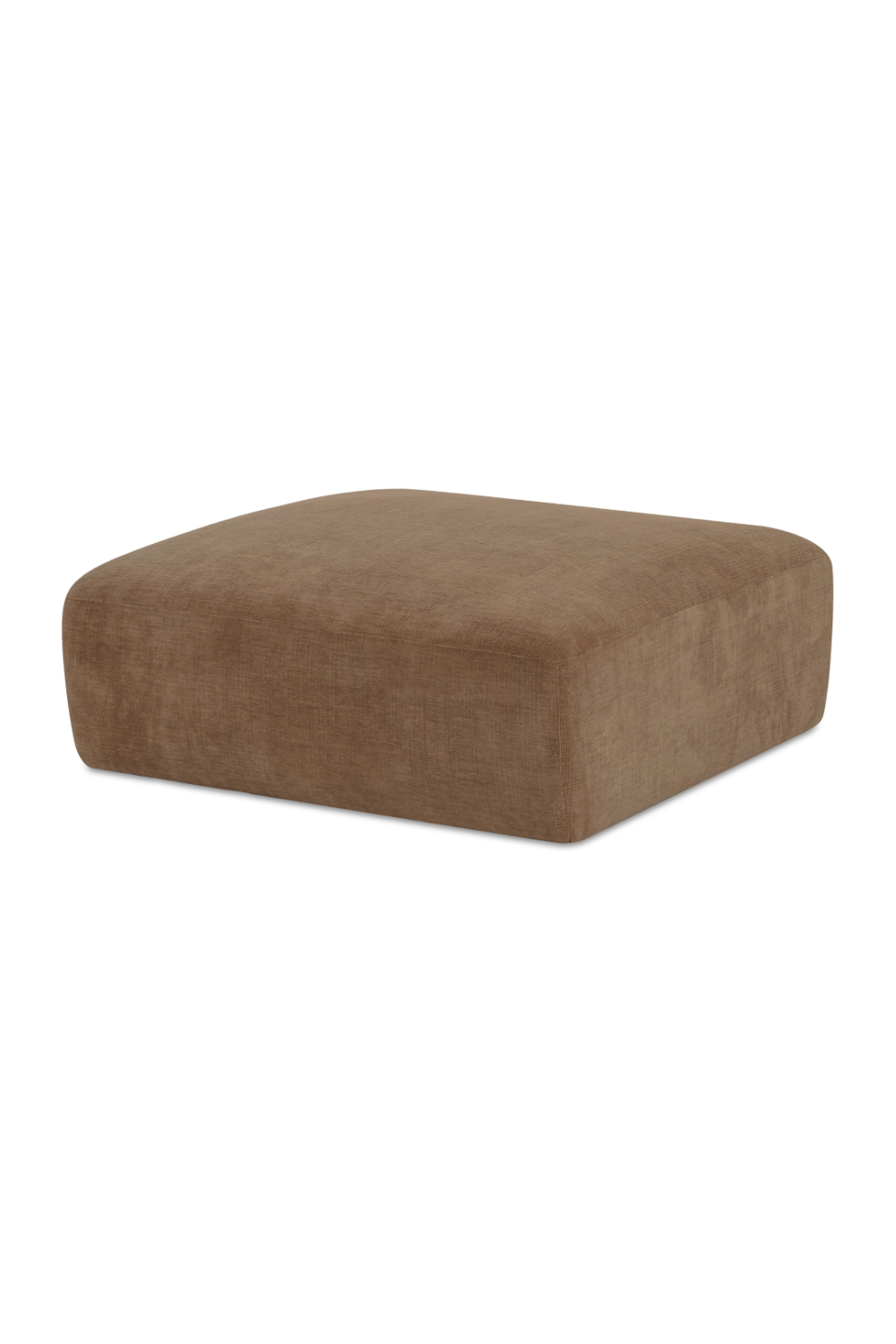 Modern European furniture - Chenille Square Ottoman - www.oroa.com | Oroa.com