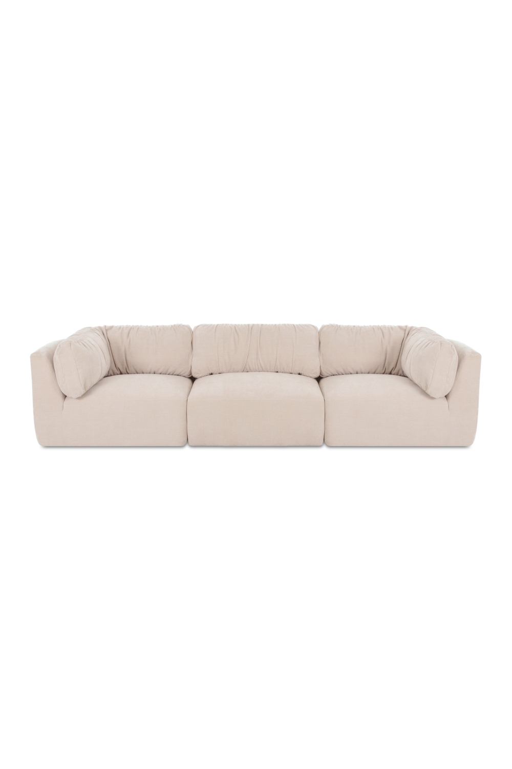 Modern European furniture - Chenille 3-Seater Sofa - www.oroa.com | Oroa.com