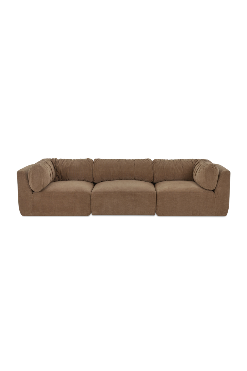 Modern European furniture - Chenille 3-Seater Sofa - www.oroa.com | Oroa.com