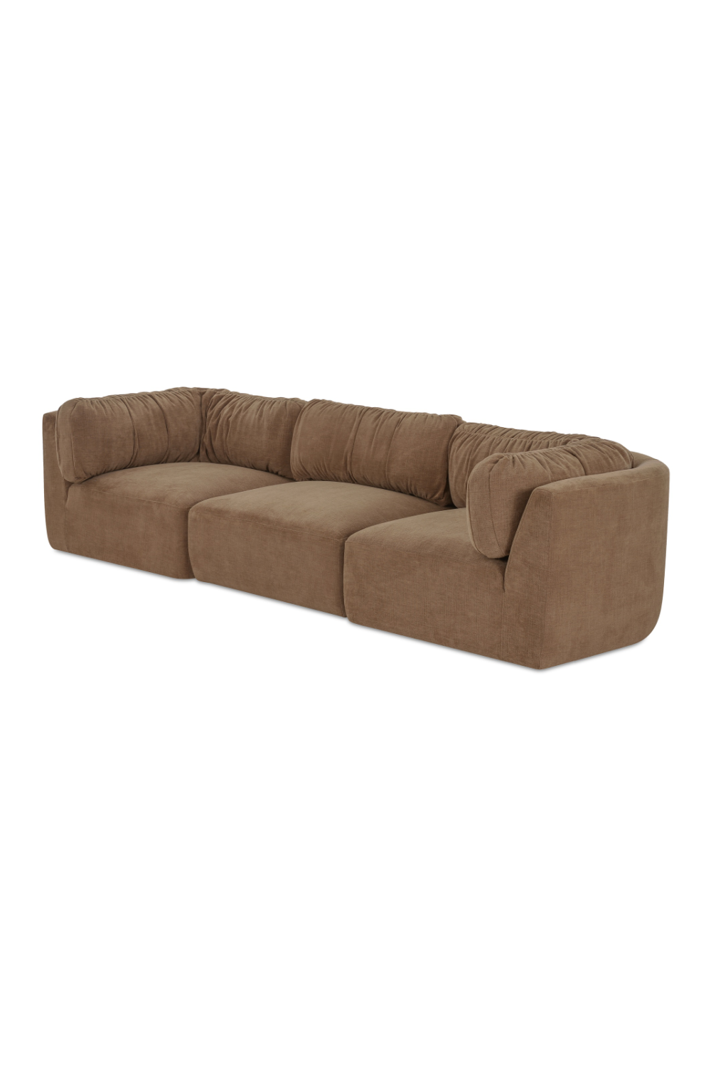 Modern European furniture - Chenille 3-Seater Sofa - www.oroa.com | Oroa.com