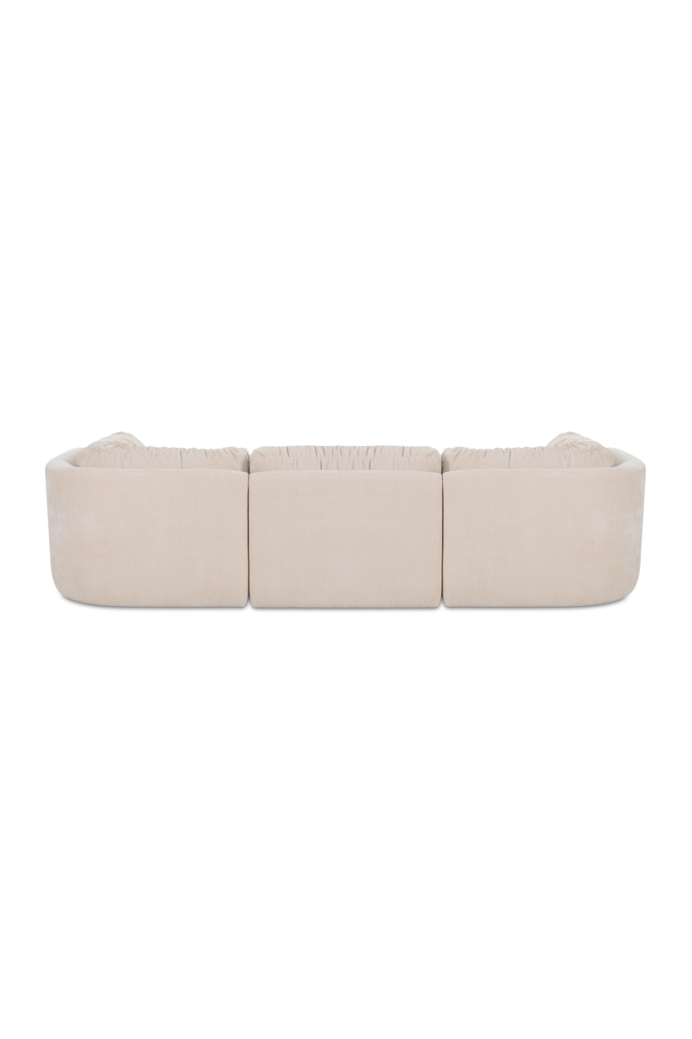 Modern European furniture - Chenille Lounge Modular Sofa - www.oroa.com | Oroa.com