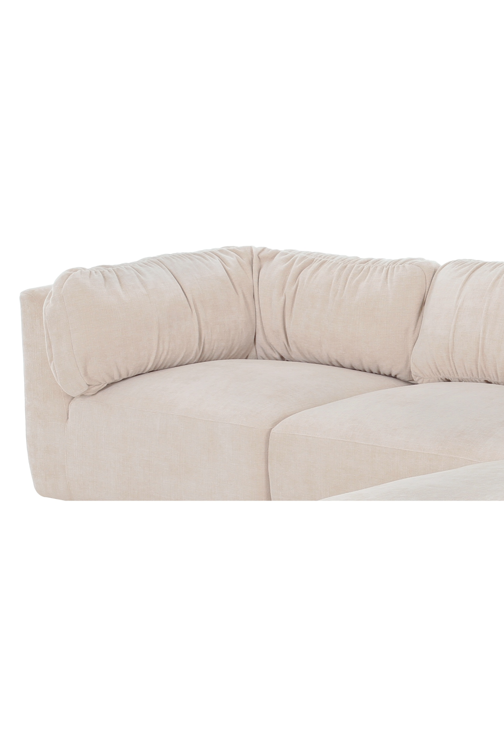 Modern European furniture - Chenille Lounge Modular Sofa - www.oroa.com | Oroa.com