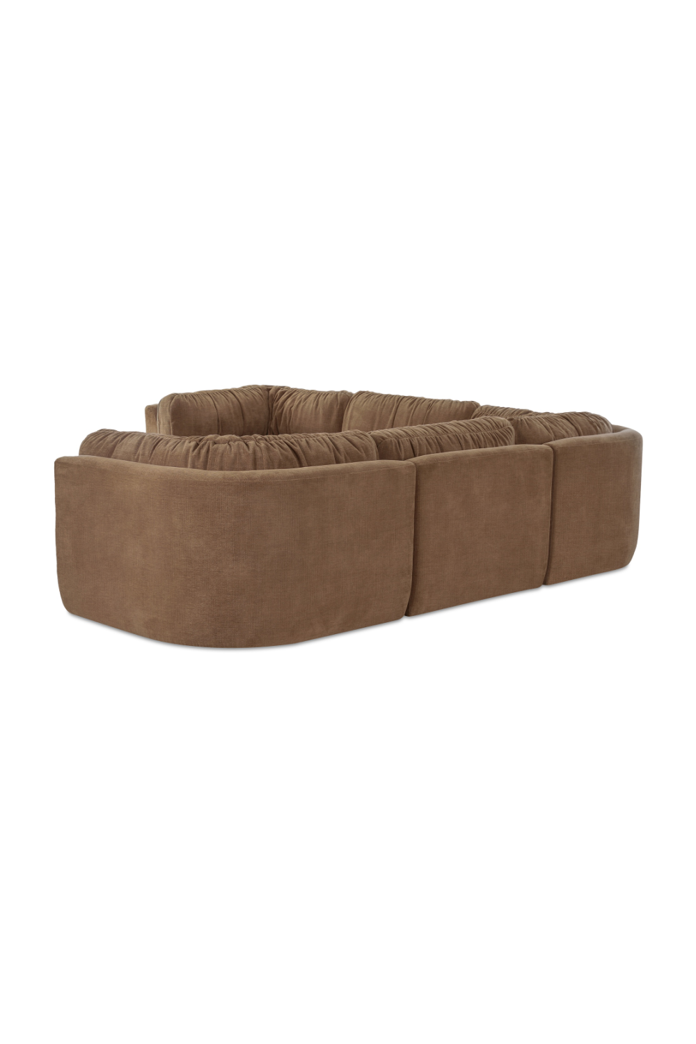 Chenille L-Shaped Modular Sofa | Novi Living Matina | Oroa.com
