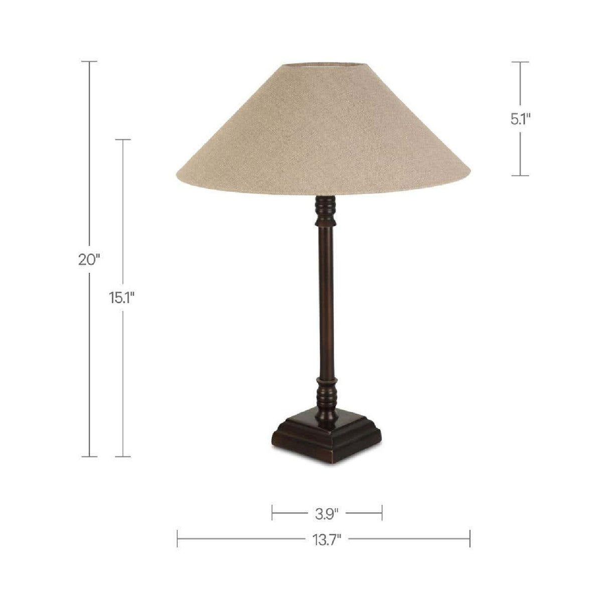 Modern European furniture - Linen Shade Table Lamp - www.oroa.com