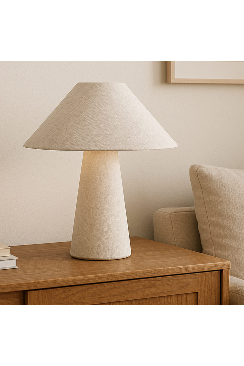 Flecked White Table Lamp | Novi Living Nori | Oroa.com