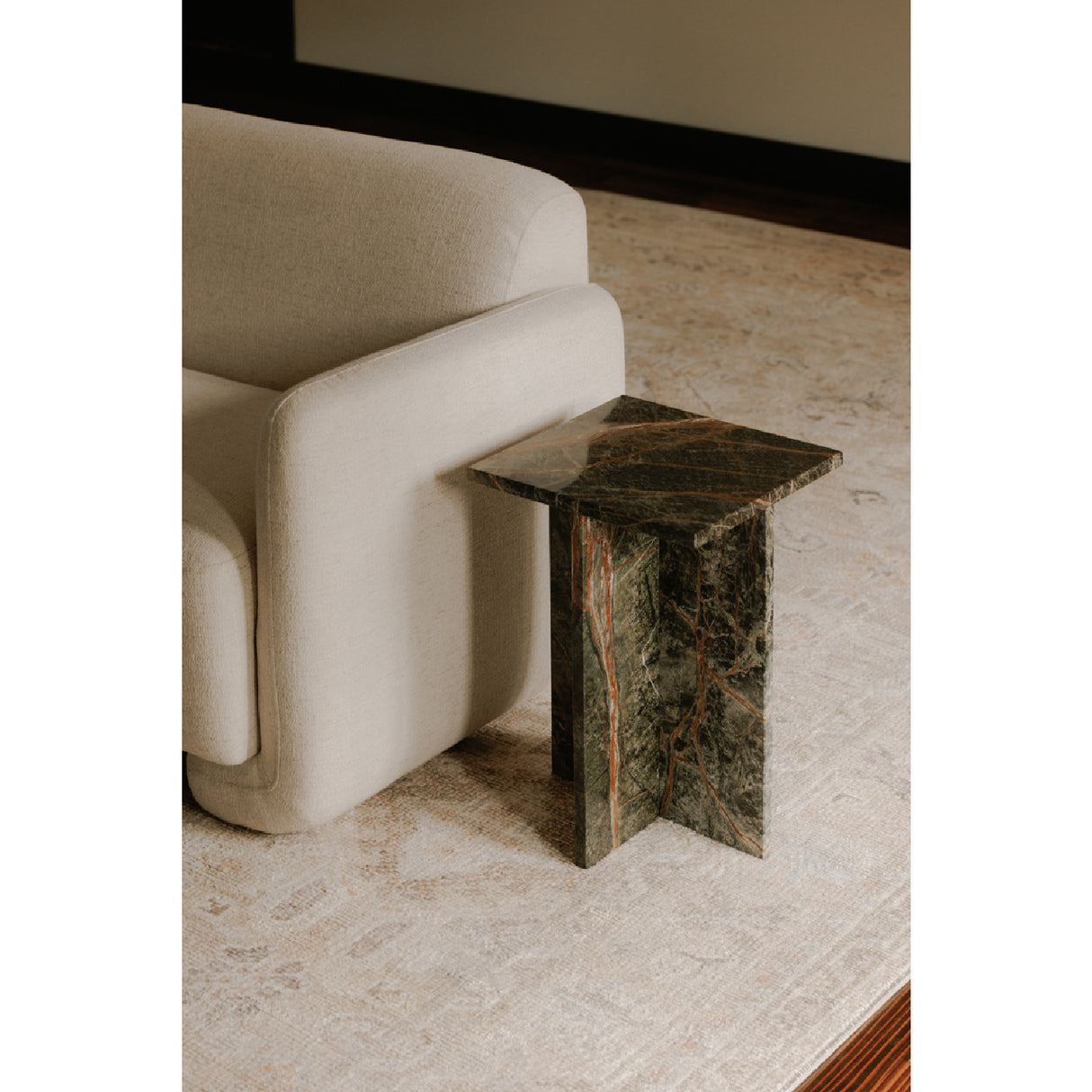 Modern European furniture - Marble Square Accent Table - www.oroa.com | Oroa.com