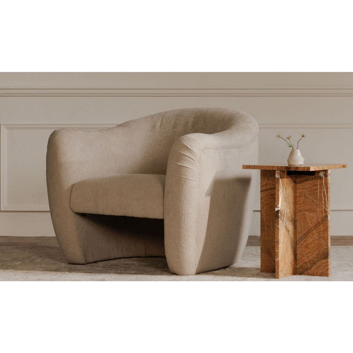 Modern European furniture - Marble Square Accent Table - www.oroa.com | Oroa.com