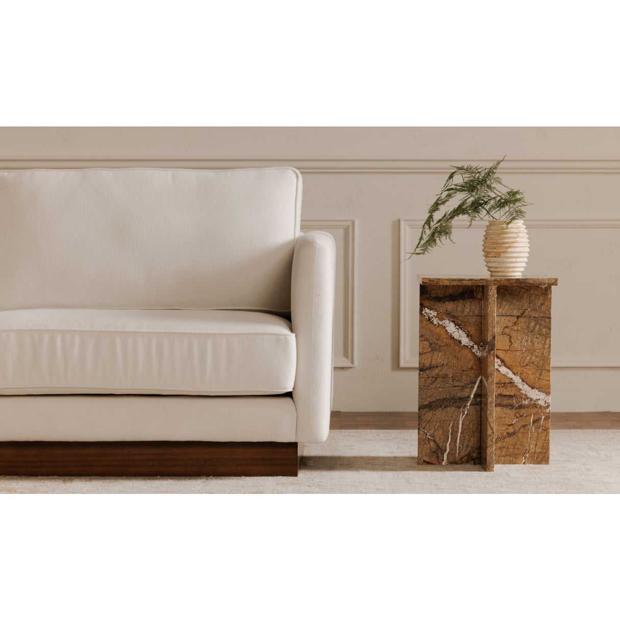 Modern European furniture - Marble Square Accent Table - www.oroa.com | Oroa.com