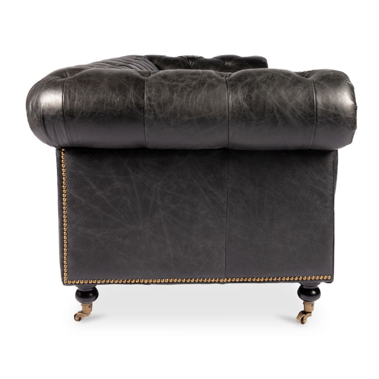 Modern European furniture - Tufted Chesterfield Leather Sofa - www.oroa.com | Oroa.com