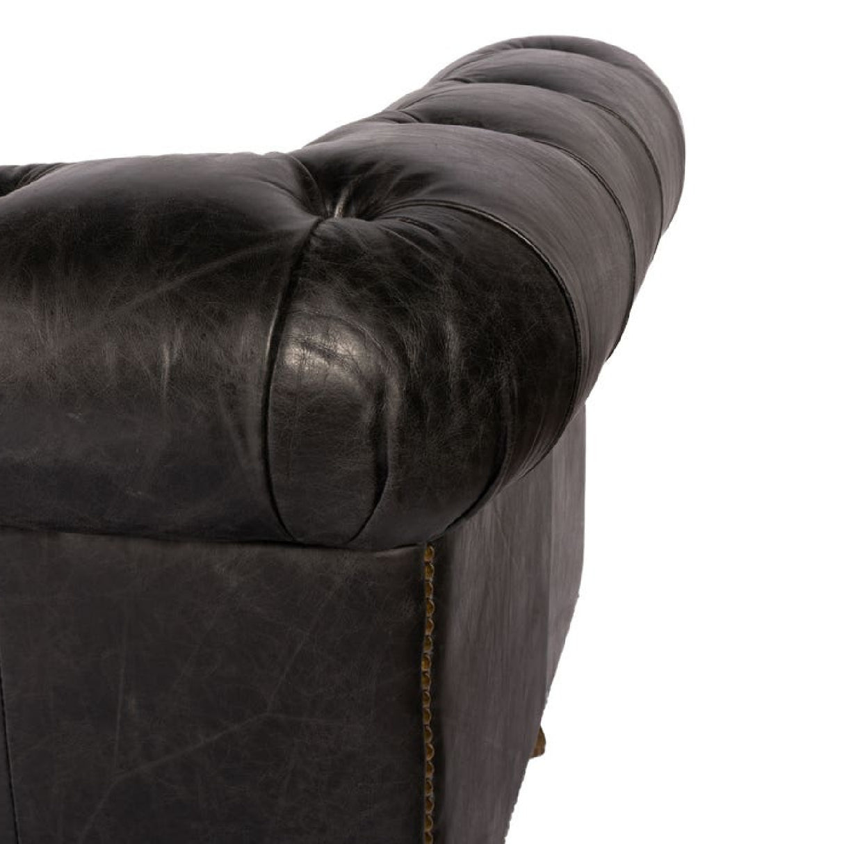 Modern European furniture - Tufted Chesterfield Leather Sofa - www.oroa.com | Oroa.com