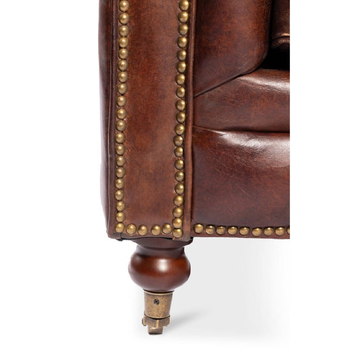 Modern European furniture - Tufted Chesterfield Leather Sofa - www.oroa.com | Oroa.com