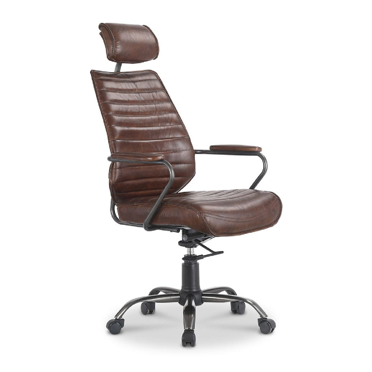 Modern European furniture - Adjustable Leather Office Chair - www.oroa.com