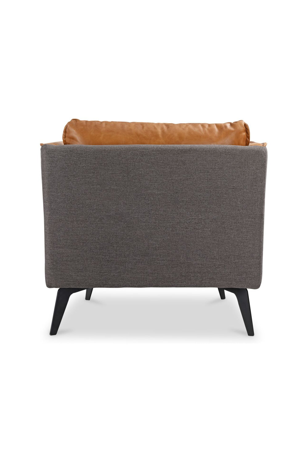 Modern European furniture - Brown Leather Lounge Armchair - www.oroa.com