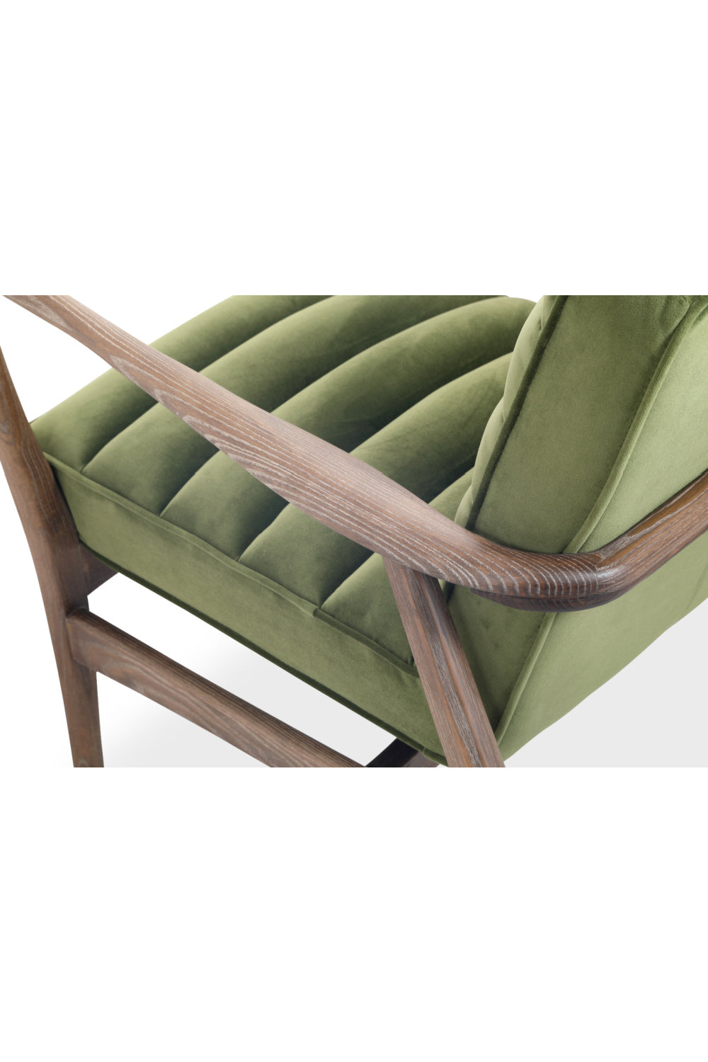 Modern European furniture - Green Velvet Tufted Lounge Chair - www.oroa.com | Oroa.com