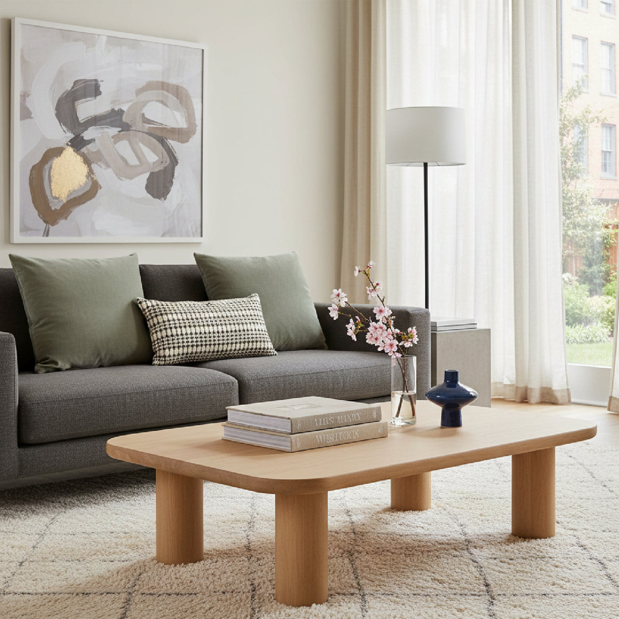 Modern European furniture - Natural Oak Coffee Table - www.oroa.com | Oroa.com