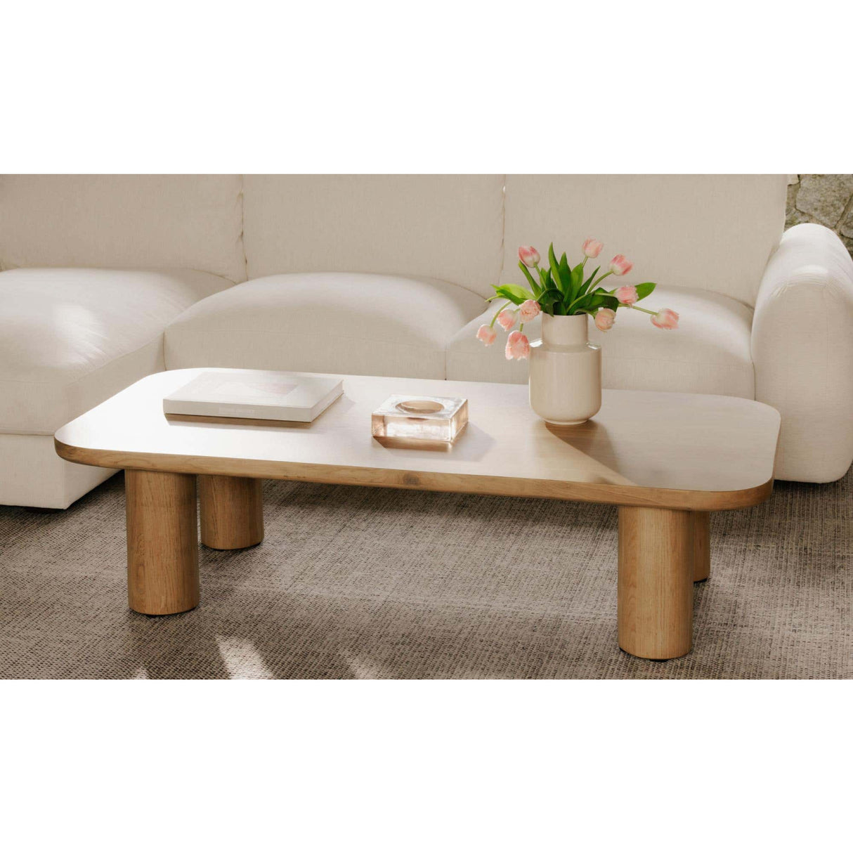 Modern European furniture - Natural Oak Coffee Table - www.oroa.com | Oroa.com