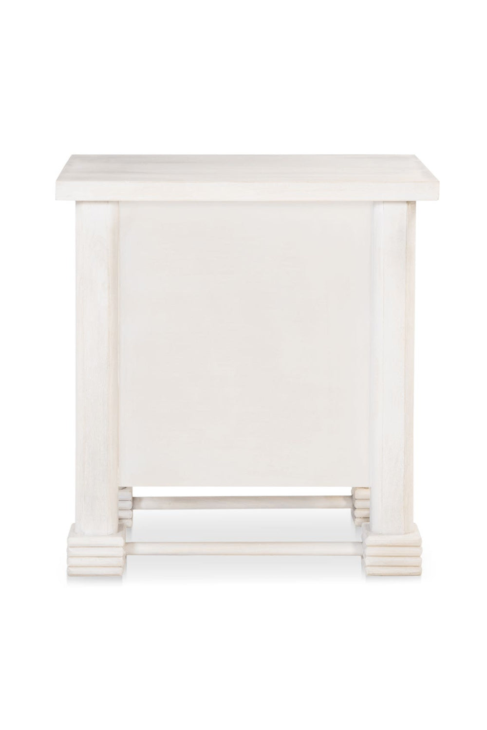 Modern European furniture - Whitewashed 2-Drawer Nightstand - www.oroa.com | Oroa.com