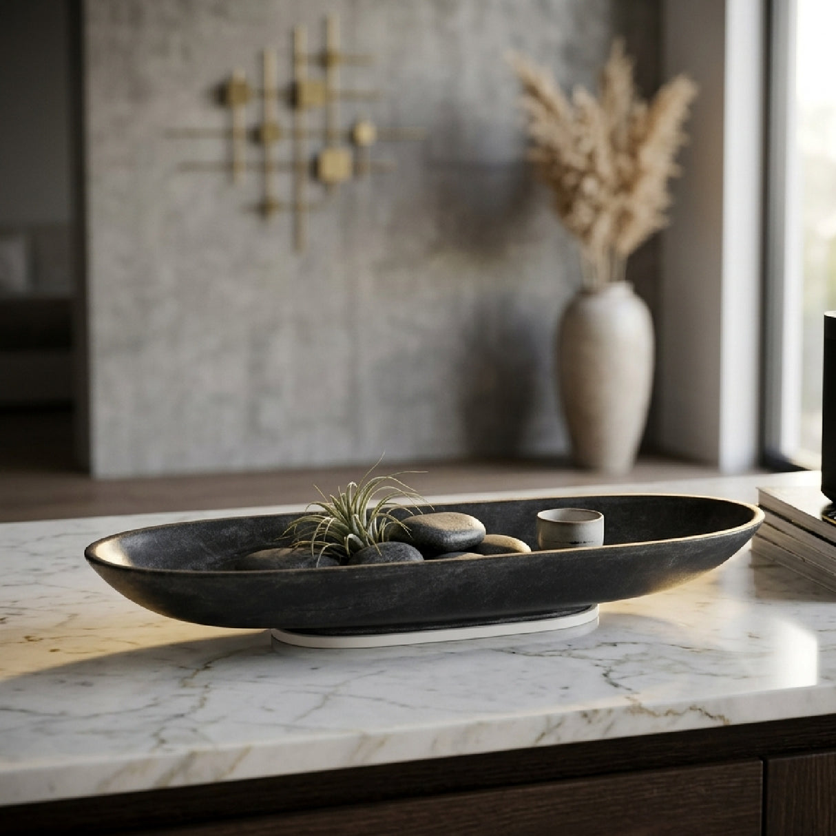 Black Marble Tray | Oroa.com