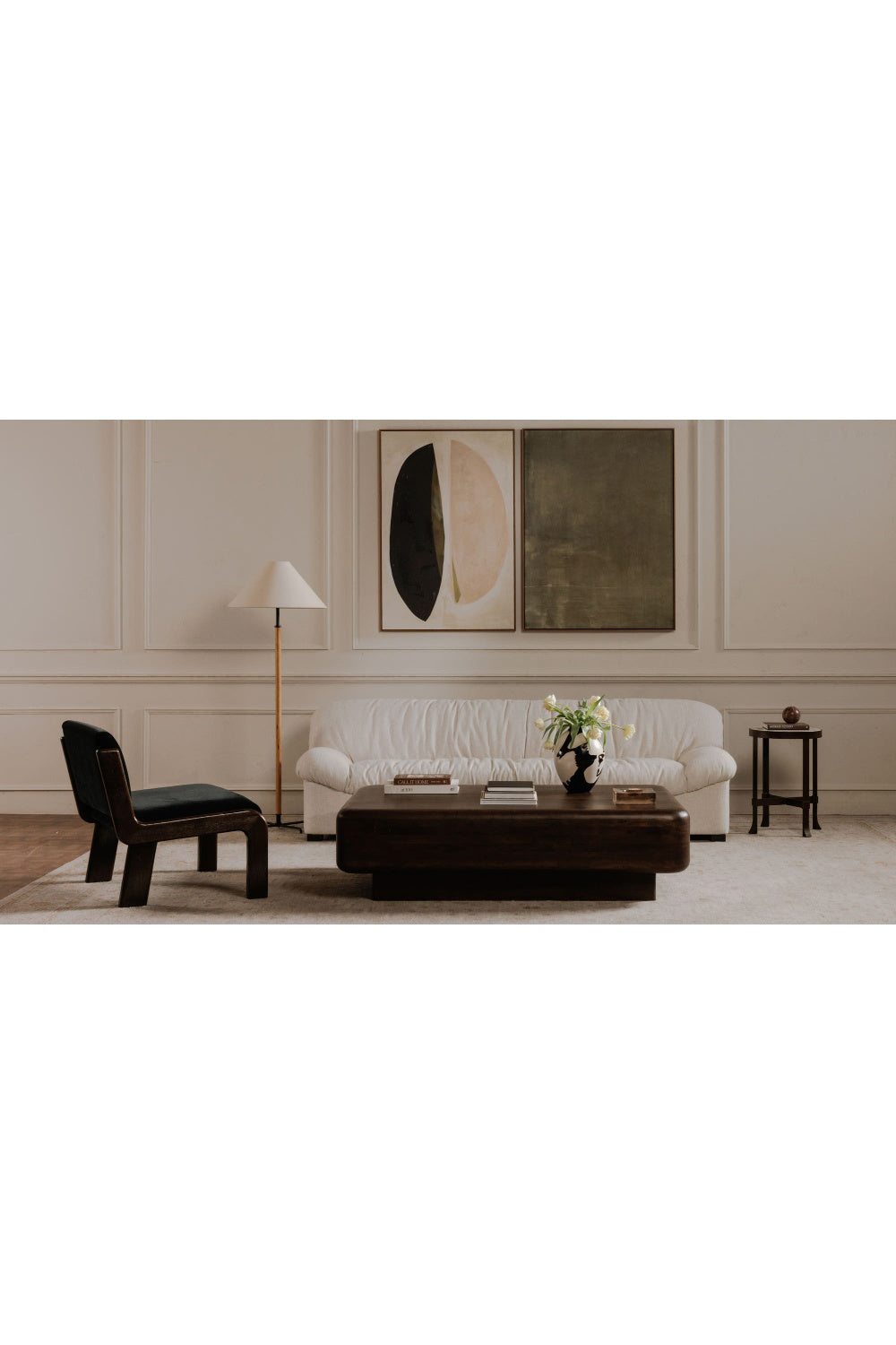 Modern European furniture - Round Travertine Accent Table - www.oroa.com | Oroa.com