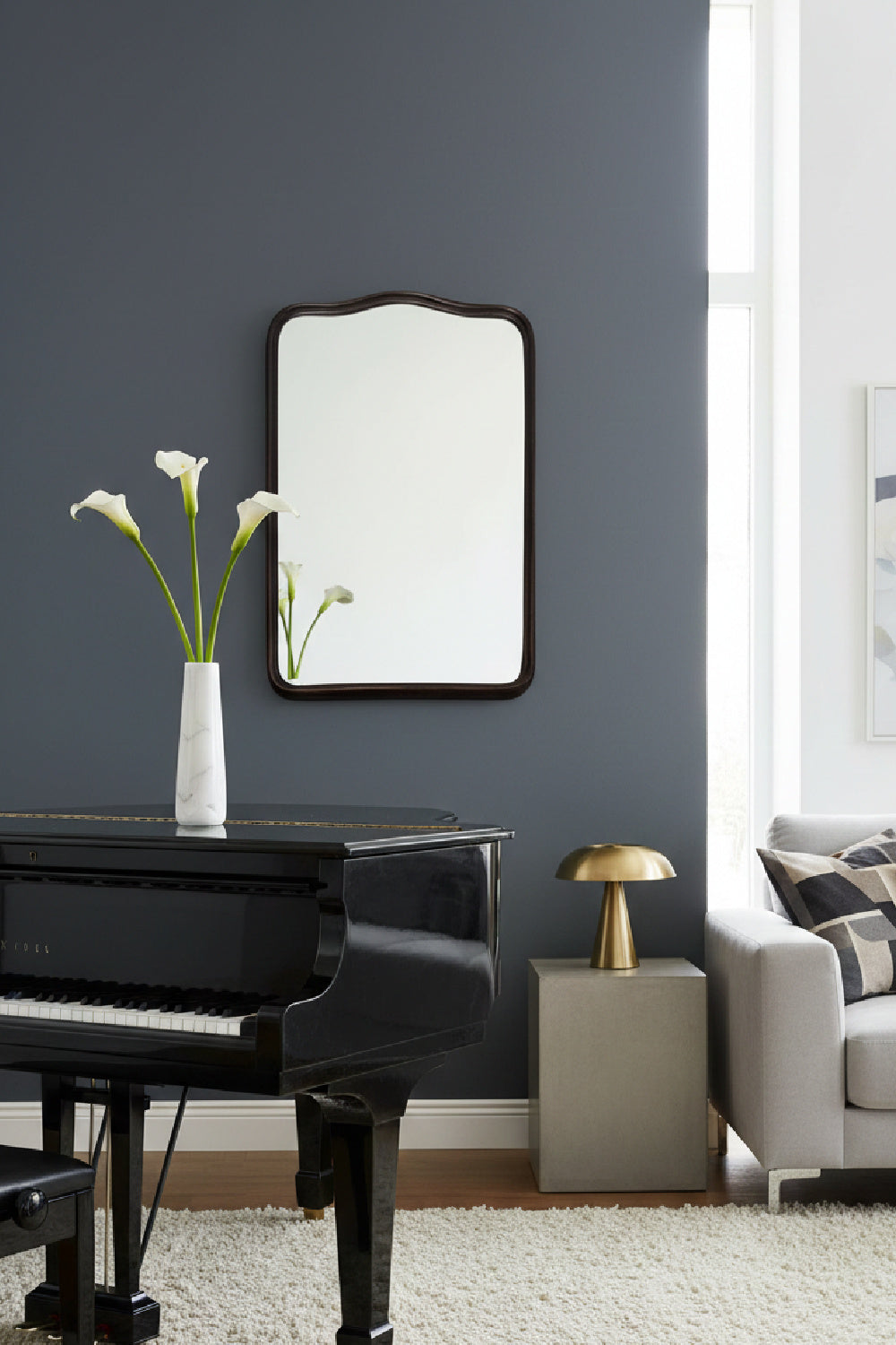 Modern European furniture - Cast Aluminum Wall Mirror - www.oroa.com | Oroa.com